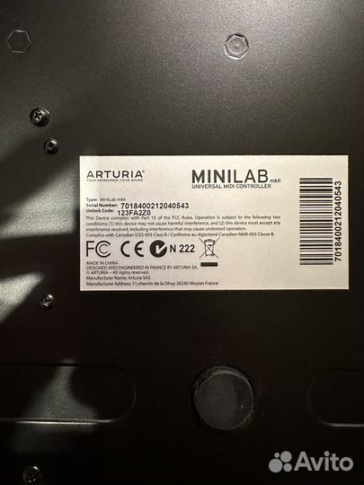 Midi клавиатура Arturia Minilab mk2