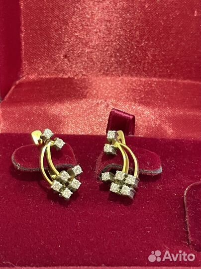 Бриллиантовые серьги