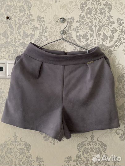 Шорты с бархатистой фактурой Love republic