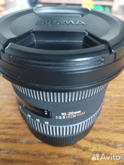 Объектив sigma ex 10-20 1:3.5 DC HSM