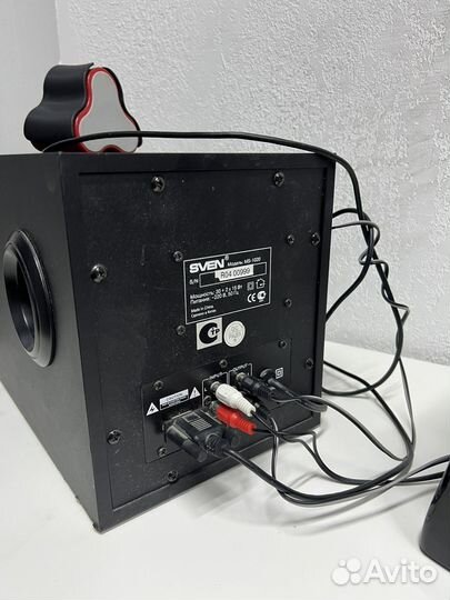 Sven MS-1020, акустика 2.1, колонки, 60Вт