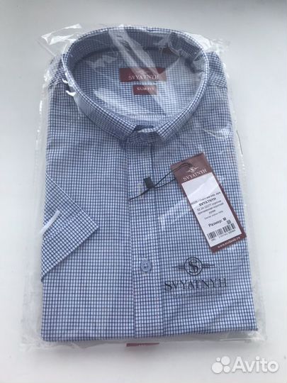 Рубашка с коротким рукавом на подростка