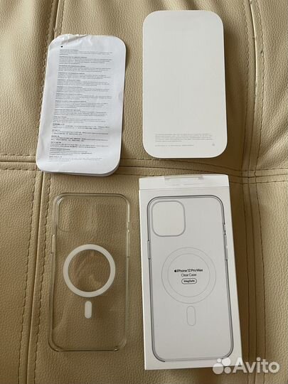 Чехол apple iPhone 12 pro max clear magsafe