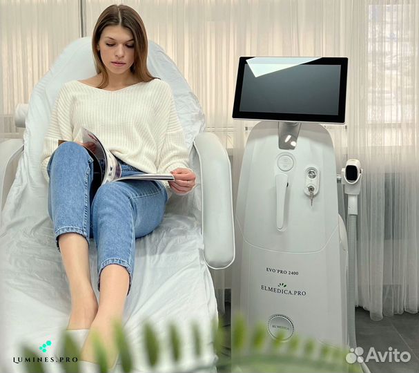 Диодный лазер для эпиляции Lumines макспро 2000вт