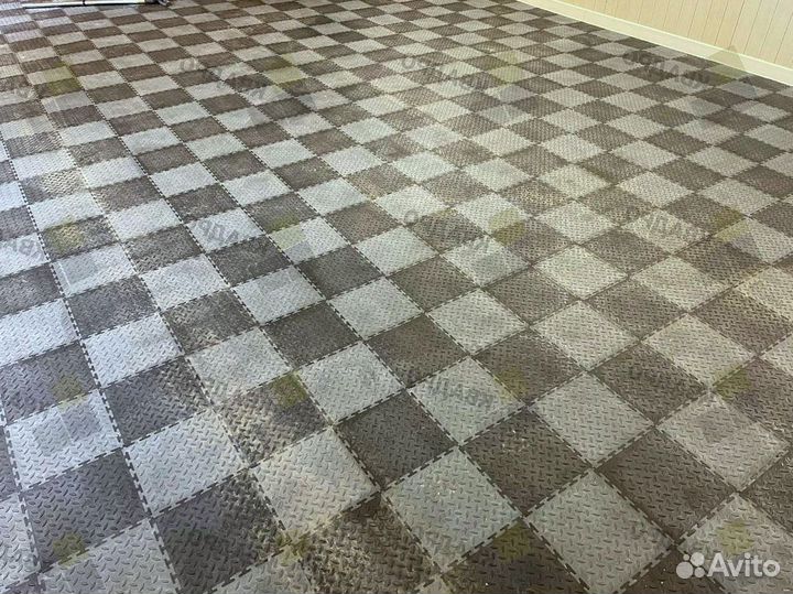 Модульная плитка пвх для гаража