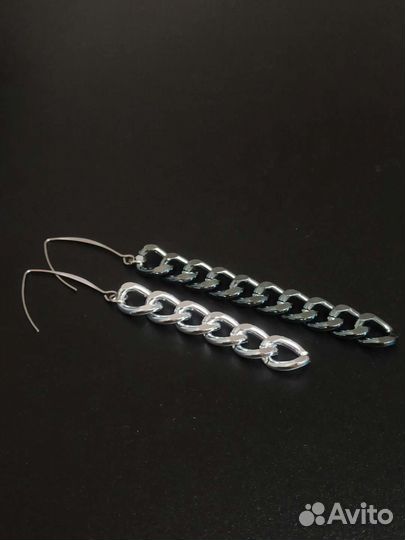 Серьги цепочки