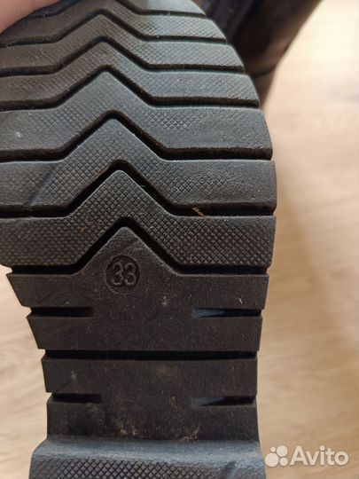 Ботинки для девочки р 33