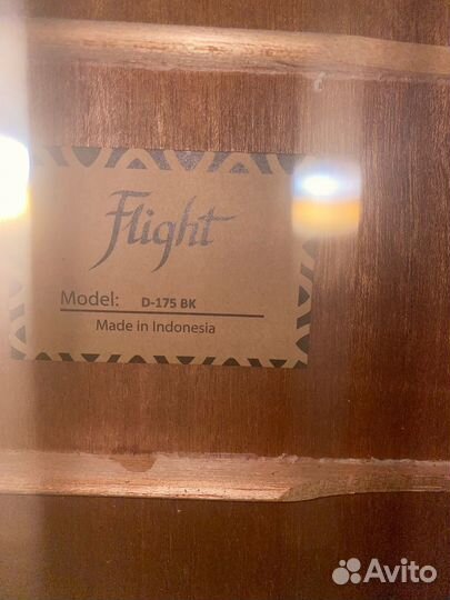 Акустическая гитара Flight D-175 BK