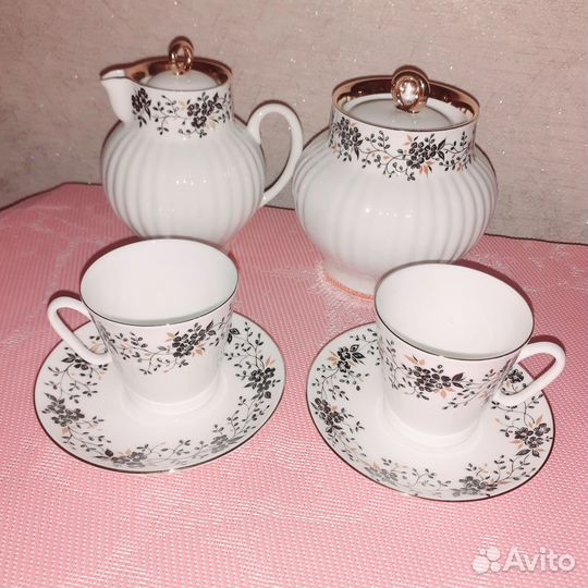 Костяной фарфор лфз, Набор Хрусталь Италия