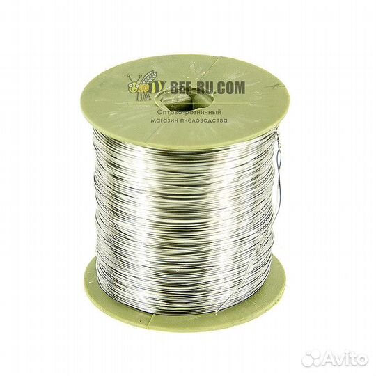 Проволока для рамок 0,5 мм/250 г нерж (пластиковая