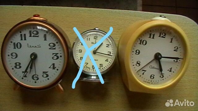 Часы,будильники советские
