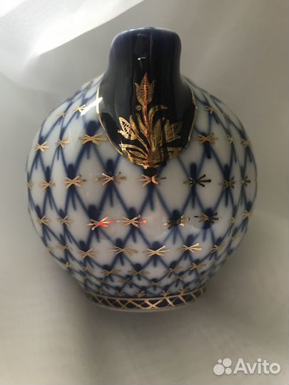 Молочник (сливочник) кобальтовая сетка тюльпан лфз