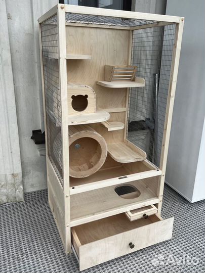Витрина клетка для грызунов хорьков обезьян и тд
