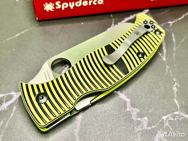 Нож складной Spyderco SC217gpsf Caribbean