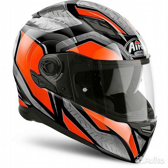 Дорожный шлем Airoh Movement - S серо - оранжевый
