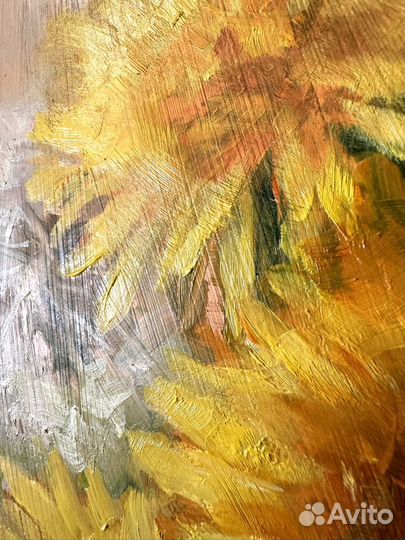 Картина маслом Солнечные одуванчики