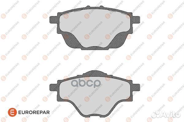 Колодки тормозные зад 1619791280 eurorepar
