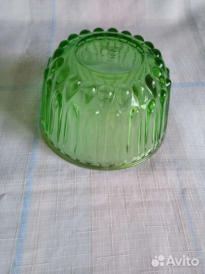 Сахарница цветное стекло СССР