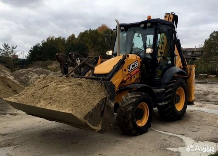 Экскаватор- погрузчик JCB в аренду