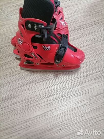 Коньки детские раздвижные 27-30