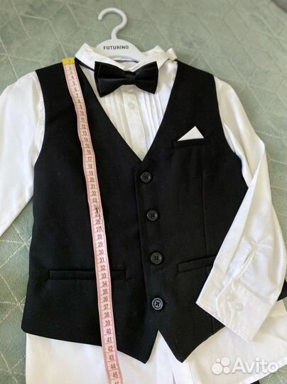 Костюм школьный. Рубашка, жилет и брюки