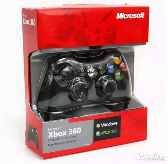 Джойстик xbox 360 проводной новый