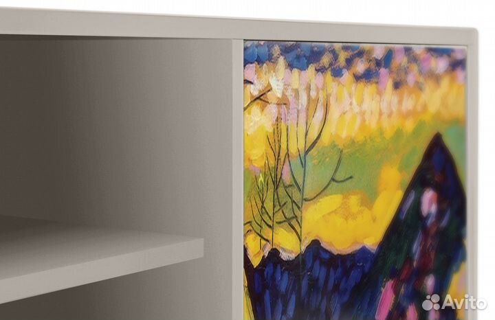 Тв-тумба T2 - Сатин - Winter Landscape