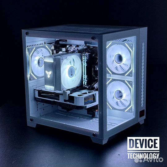 Gaming PC White: RTX 4060Ti/ i5-12400F/ 1TB/ NEW