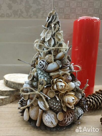 Новогодний декор (ёлочки эко)