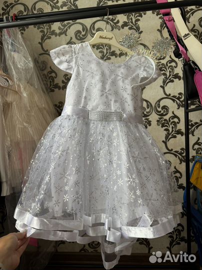 Платье детское новогоднее