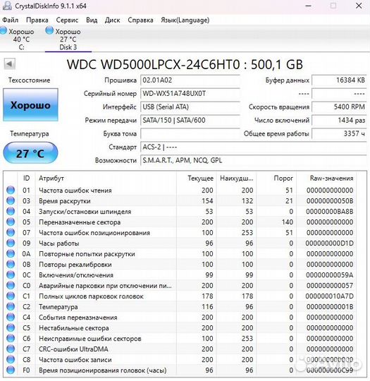Жесткий диск 500 гб 2.5