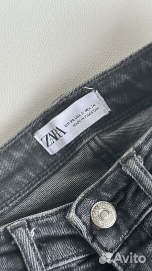 Джинсы Zara 34 с разрезами