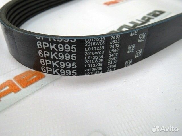 Ремень генератора 2192-2194 Калина II, 2190 Гранта