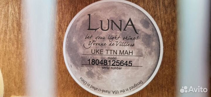 Гитара Luna UKE TTN MAH (Укулеле)