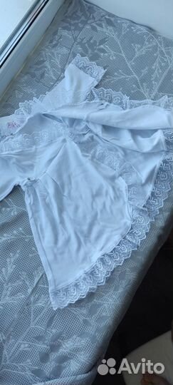 Крестильный набор с косынкой новый рост 74