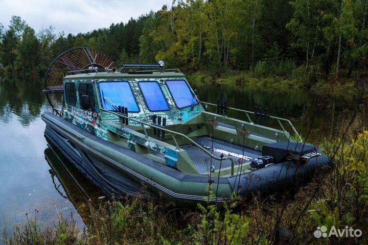 Аэролодка Север 750К с пробегом