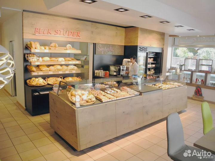 Стойка с витриной для пекарни, стойки для кондитер