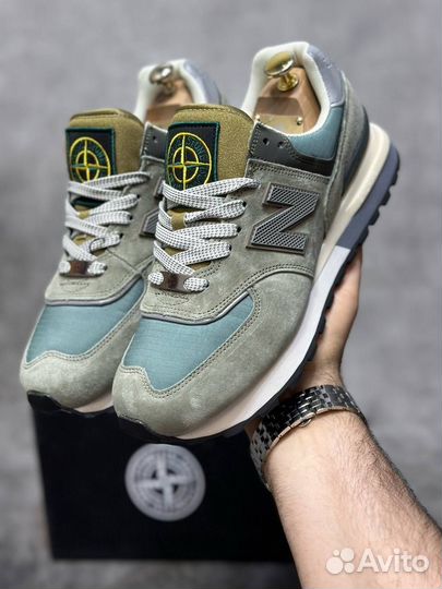 Крассовки Stone Island x New Balance 574