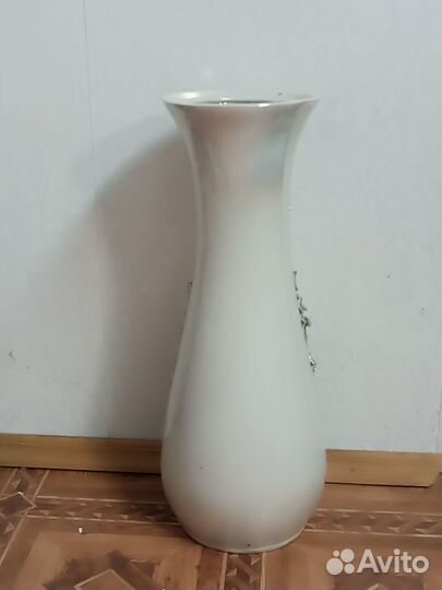 Ваза для цветов напольная керамическая