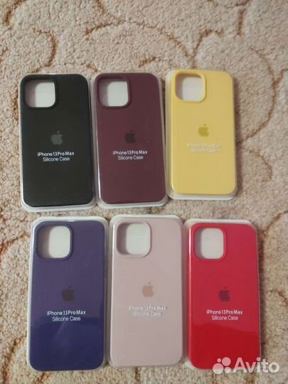 Чехлы Silicone Case и Alcantara на все iPhone