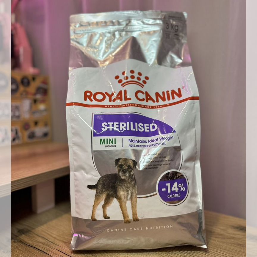 Сухой корм royal canin sterilised для собак 3 кг