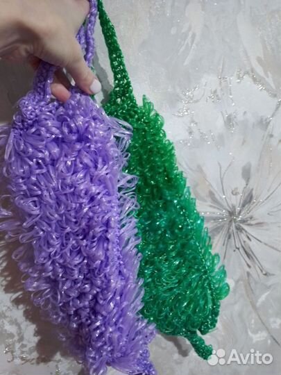 Мочалка ручной работы