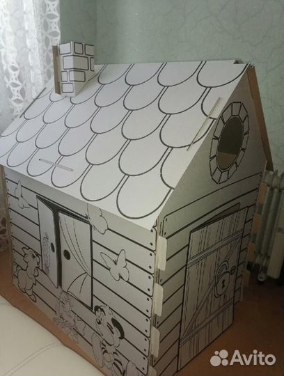 Домик раскраска новый