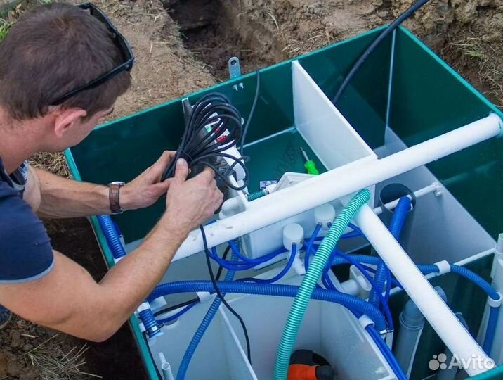 Автономная канализация под ключ. В любой грунт