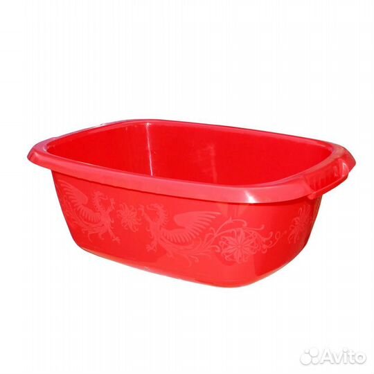 Таз пластмассовый 17 литров прямоугольный