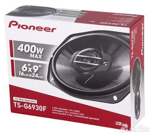 Автомобильные колонки Pioneer TS-G6930F размер 6x9