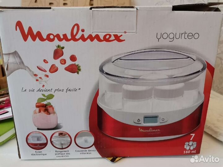 Йогуртница moulinex новая
