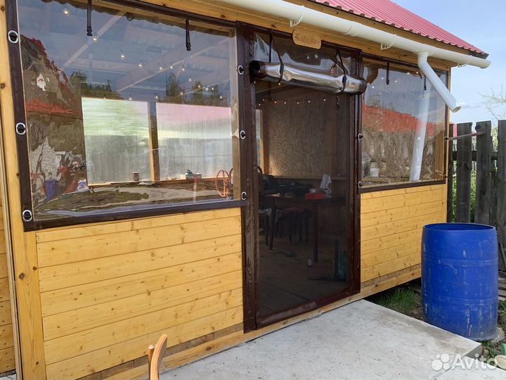 Мягкие окна для беседки