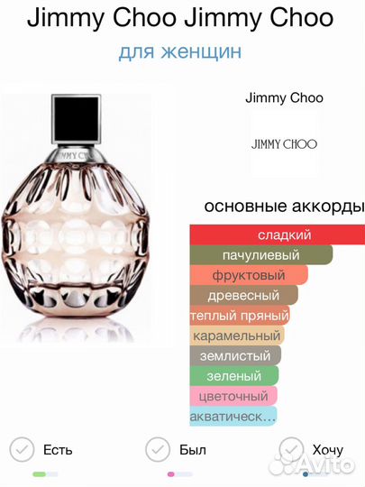 Jimmy choo набор парфюмерная вода и лосьон