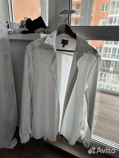 Рубашка белая hm L